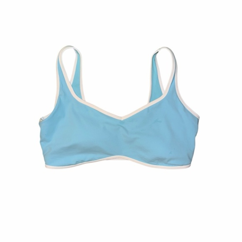 YPB studioFLEX by Abercrombie Bathing Suit Top - Bright Aqua (XL)